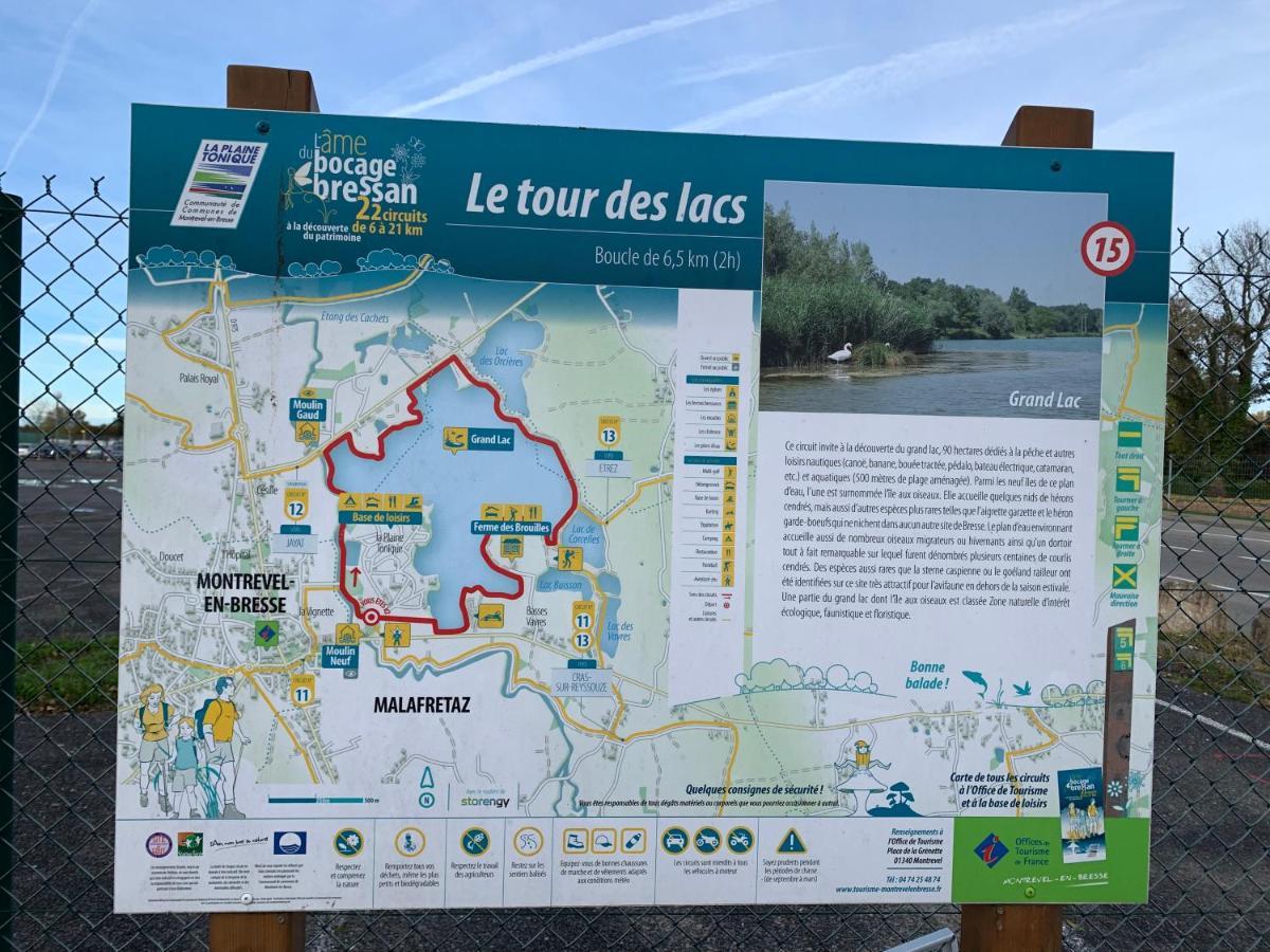 Gite Les Combes Terrasse 01340 Etrez Bresse Vallons Екстериор снимка